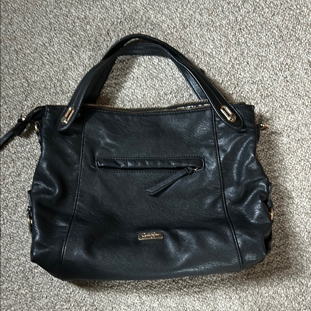 Black Leather Handbag